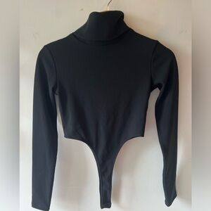 Icone by Simons Turtleneck High Leg Bodysuit S GUC